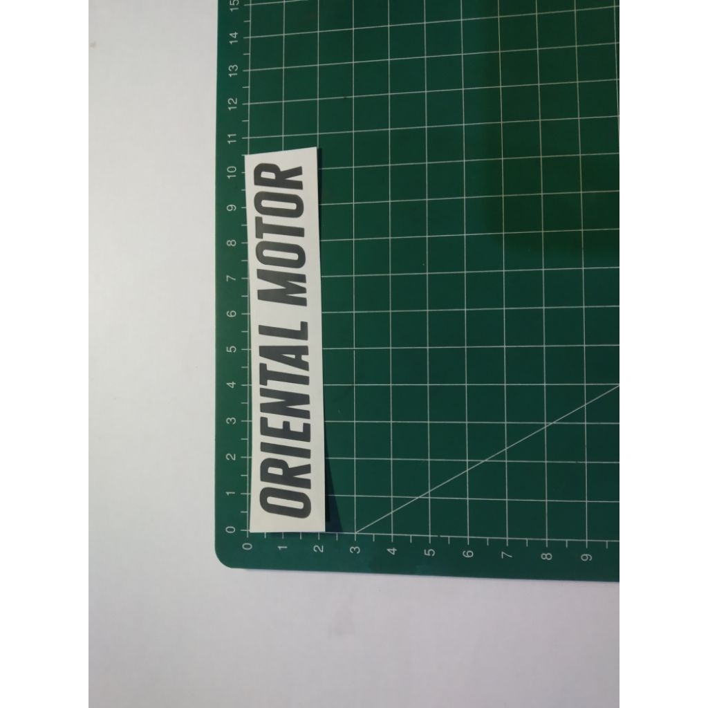 stiker cutting oriental motor