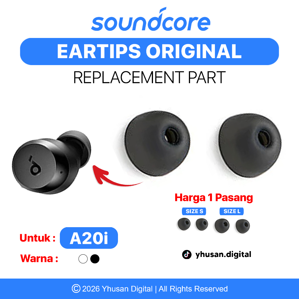Soundcore A20i Karet Eartips Original