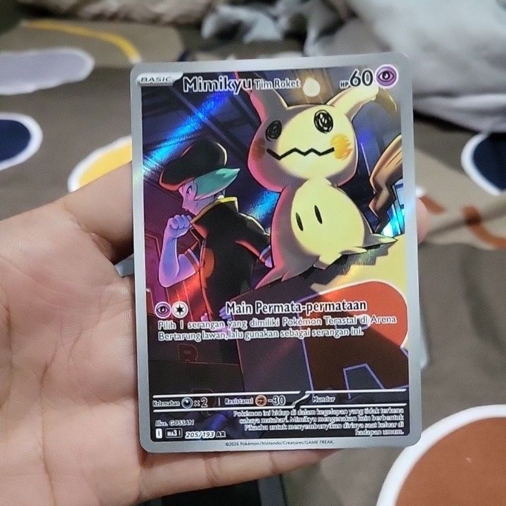 Mimikyu Tim Rocket 205/193 AR MA3