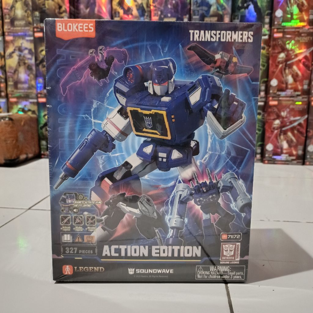 Blokees Transformers Action Edition 03 SoundWave 71172 - Blokees Figures Transformers AE 03 Soundwav