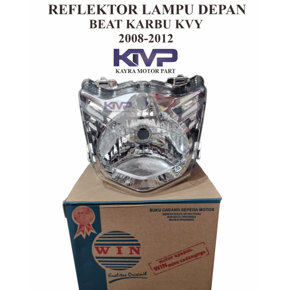 WIN - Reflektor Lampu Depan BEAT KARBU KVY 2008-2010