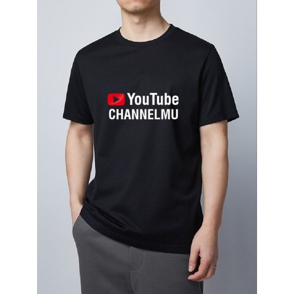 kaos sablon YouTube tiktok facebook