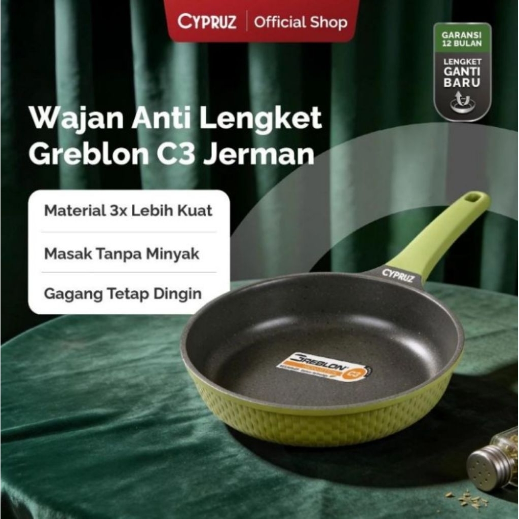Cypruz Frypan 24 Cm FP-1250 Tera Series