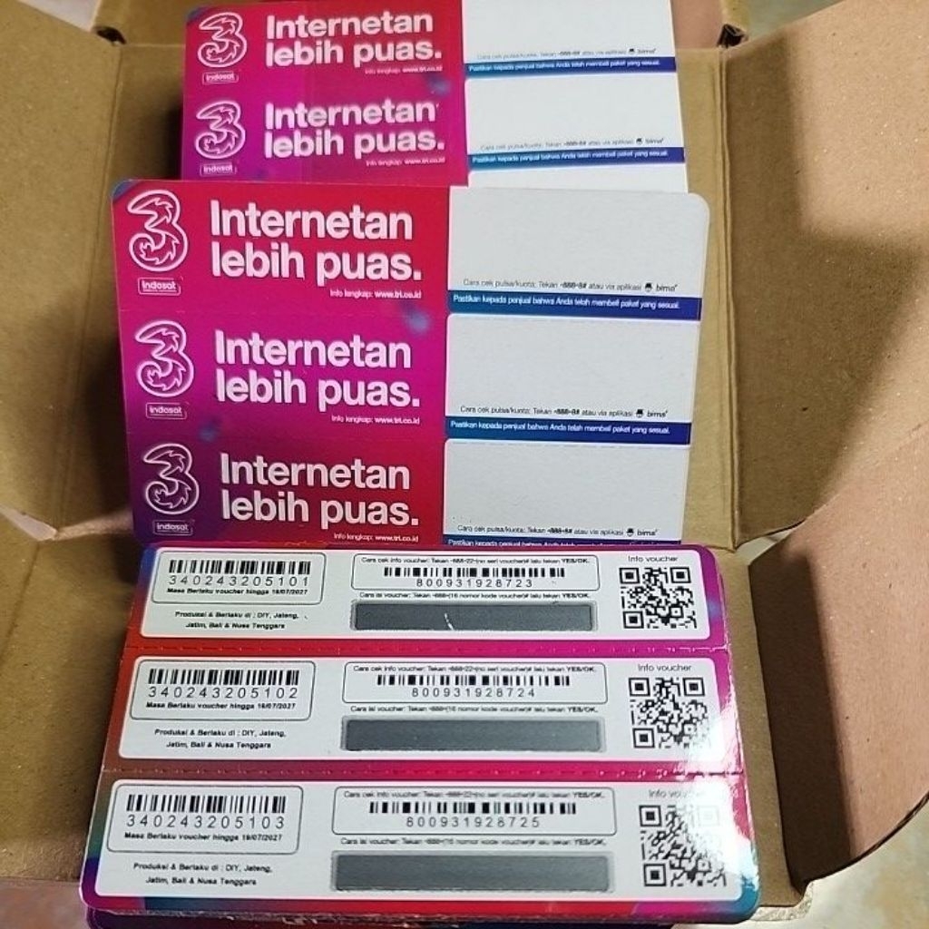 Voucher Kosong Tri Nasional