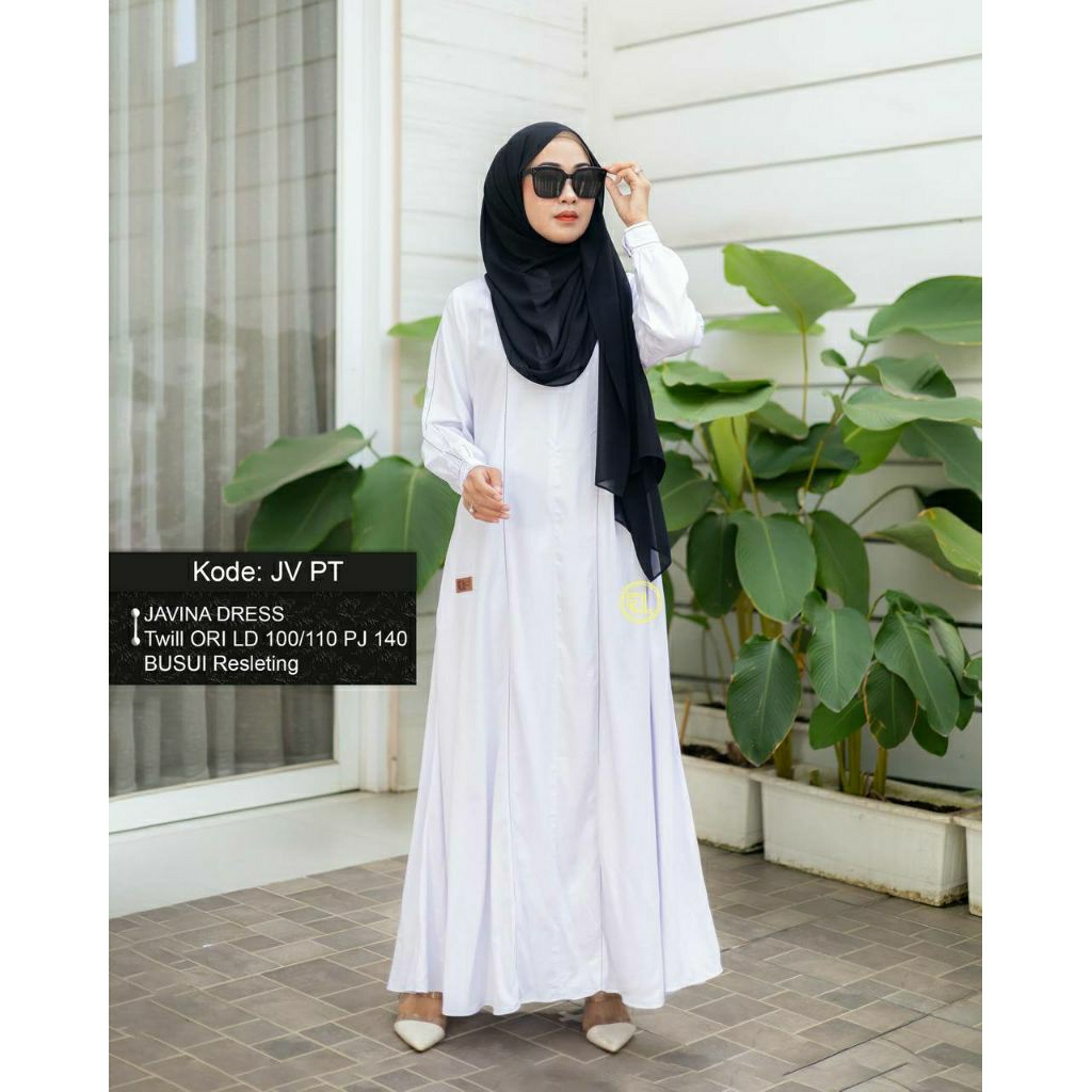 Dress polos/ Gamis terbaru elzhaf batik Pekalongan