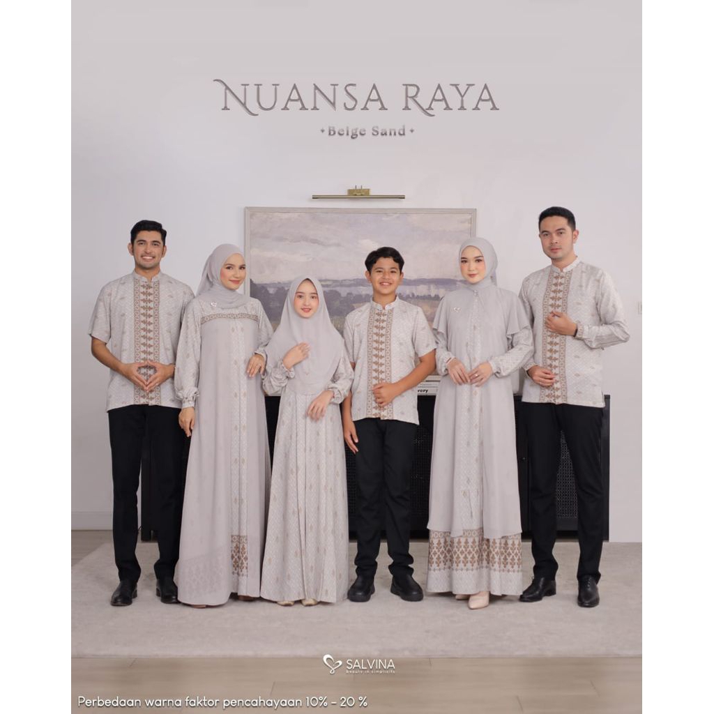 BEIGE SAND - SARIMBIT NUANSA RAYA BY SALVINA HIJAB - SARIMBIT SALVINA HIJAB 2026