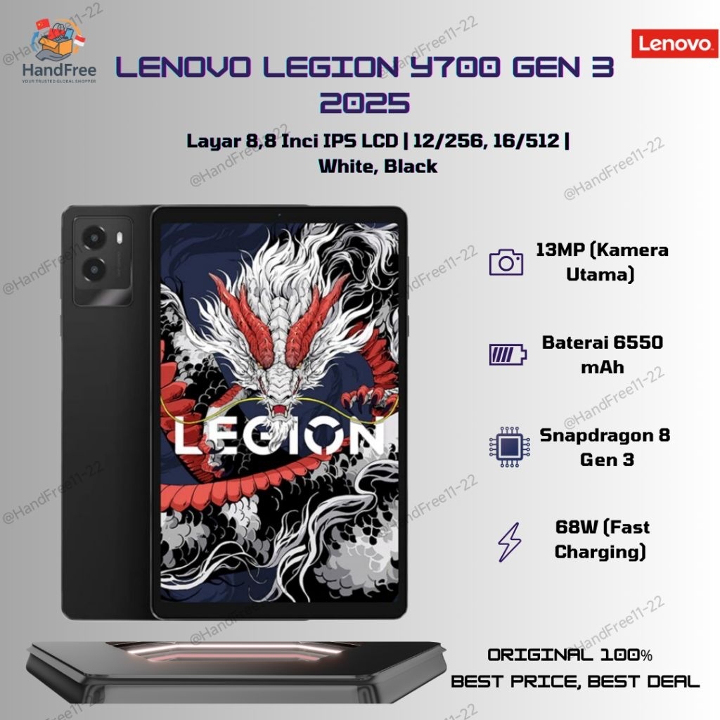 LENOVO LEGION Y700 2025 GEN 3