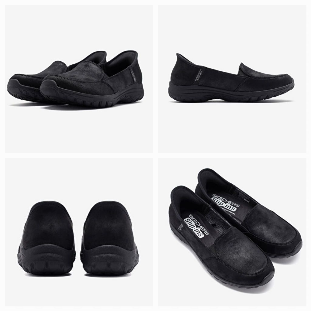 Skechers Slip-ins: Reggae Fest 2.0 Black Women's Sneakers Shoes Kode Produk: SKE158699BBK