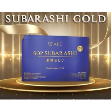 Termurah SOP SUBARASHI GOLD Suplemen Subarashi Original 100% 1 Box