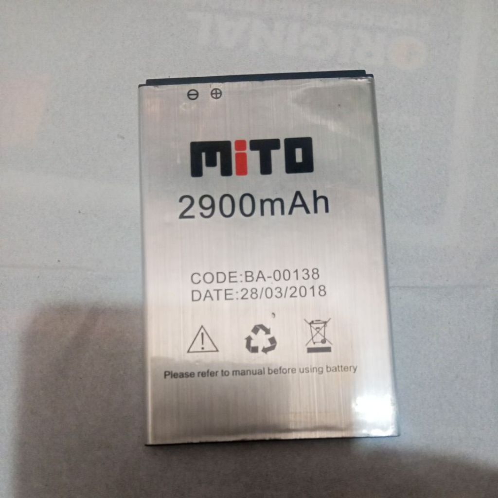 baterai ORI cabutan Mito a21