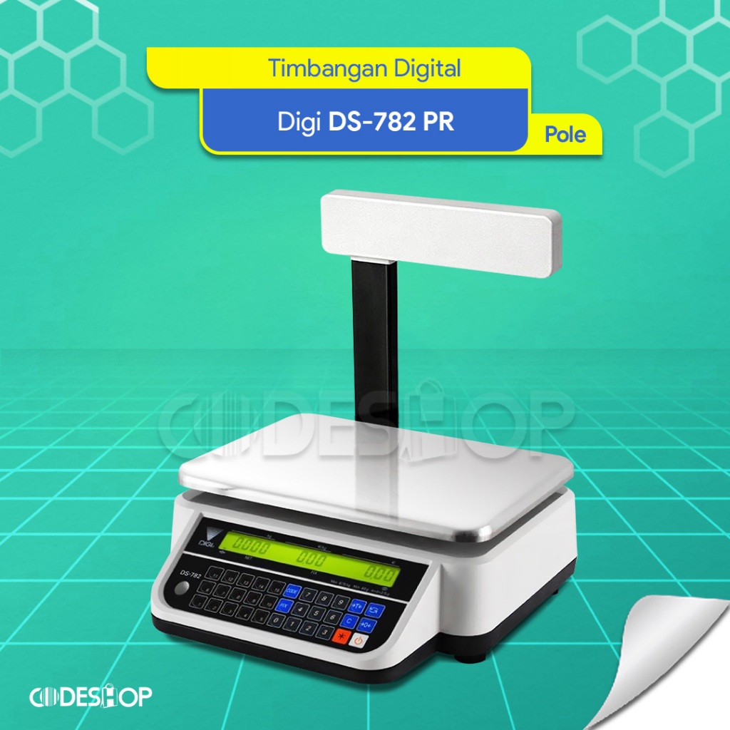Timbangan Digital 30kg DIGI DS-782 PR Kitchen Scale DS782 Timbang Buah Sayur Pole Display