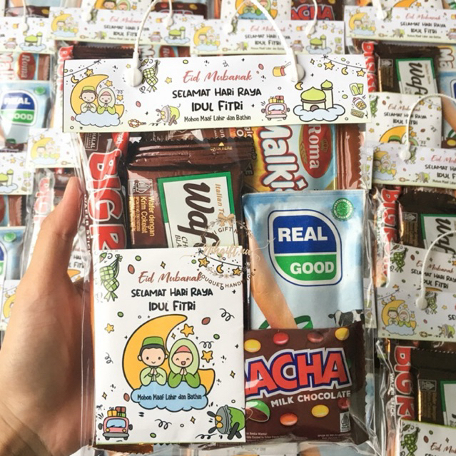 SNACK AMPLOP LEBARAN || BINGKISAN LEBARAN SNACK UNTUK THR ANAK-ANAK || snack ulang tahun