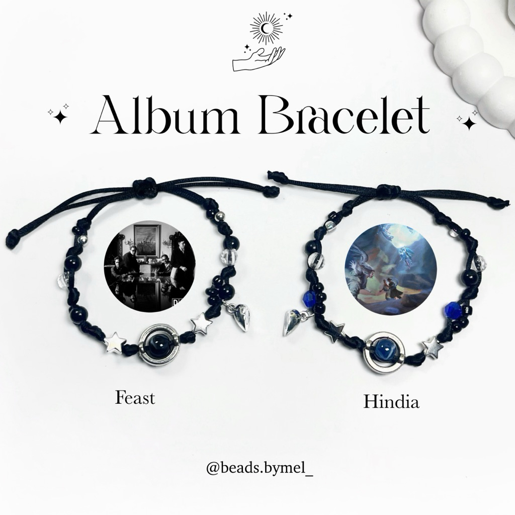 Gelang Couple Hindia Feast | Hindia Bracelet | Feast Bracelet | Gelang Tali Serut Hindia Cincin | Ge