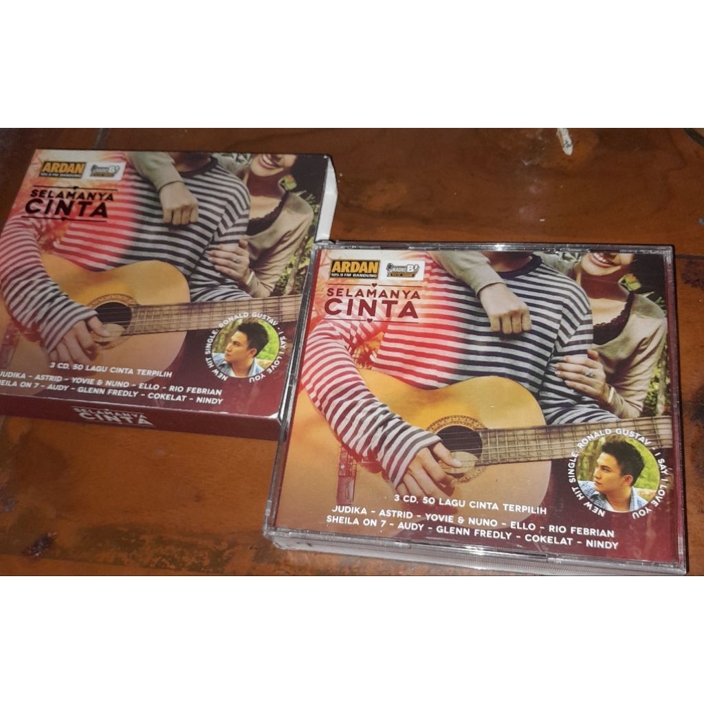 CD musik kompilasi selamanya cinta isi 3 cd