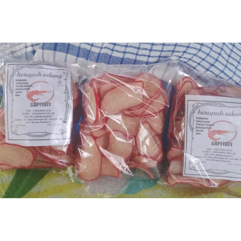 kerupuk udang gapiyati khas kotabaru -+100gr