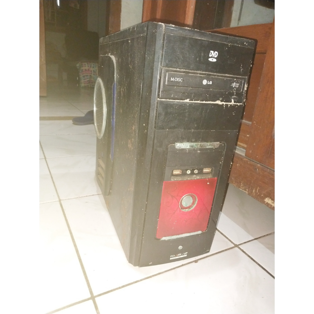 CPU PC Rakitan Casing Brand/Casing Power Up BEKAS