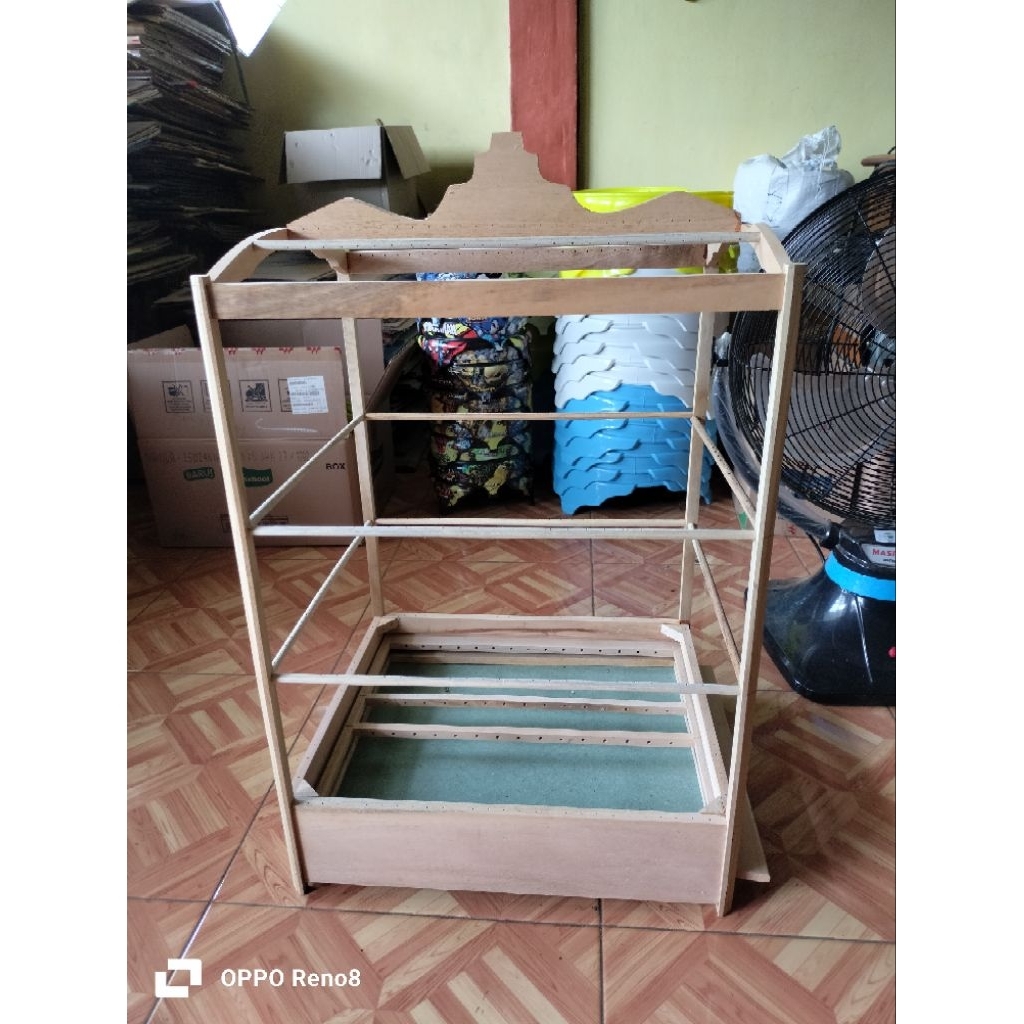 Sangkar ambrukan diamond no 2 + ruji fiber 1,5 mm