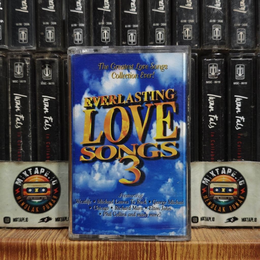 Kaset - Everlasting Love Songs 3 - Kompilasi Barat - Westlife - Michael Learns To Rock - George Mich