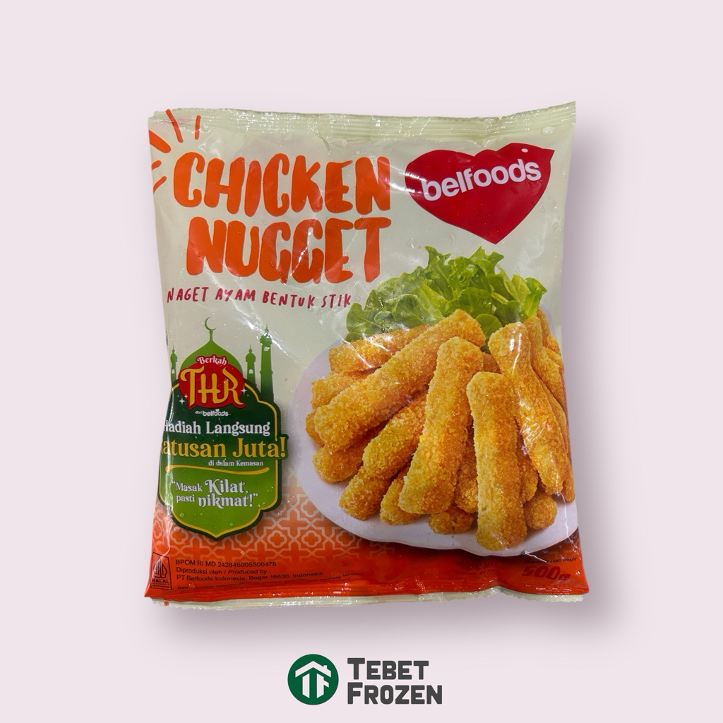BELFOODS NUGGET STICK 500GRAM - TEBET FROZEN