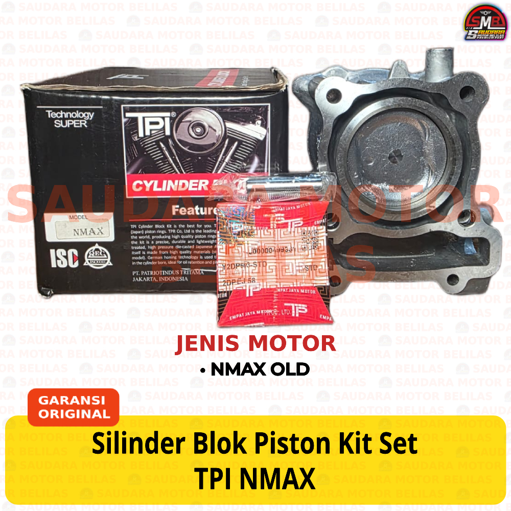 Silinder Blok Piston Kit Set TPI NMAX OLD Cylinder Block Boring Seher 100% ASLI ORIGINAL