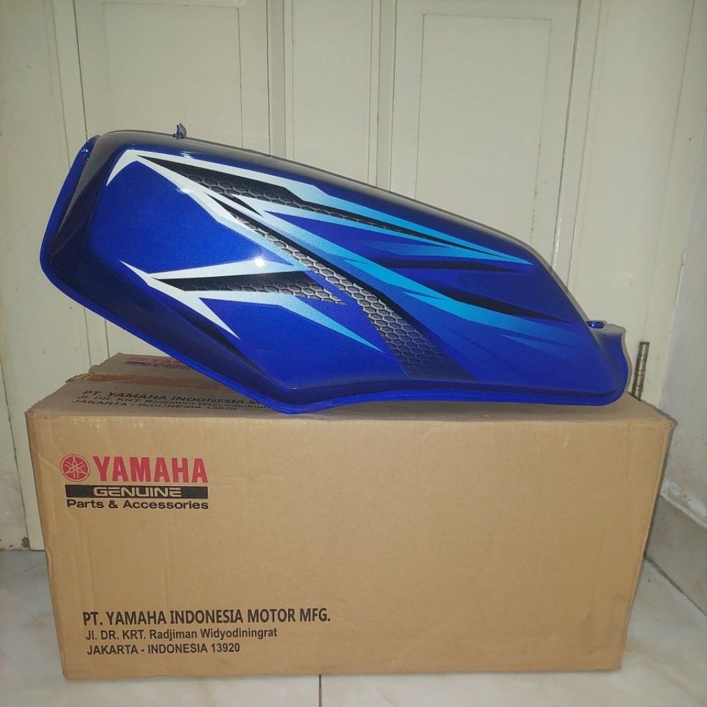 TANGKI RX KING STRIPING 2005 BIRU ORIGINAL YAMAHA