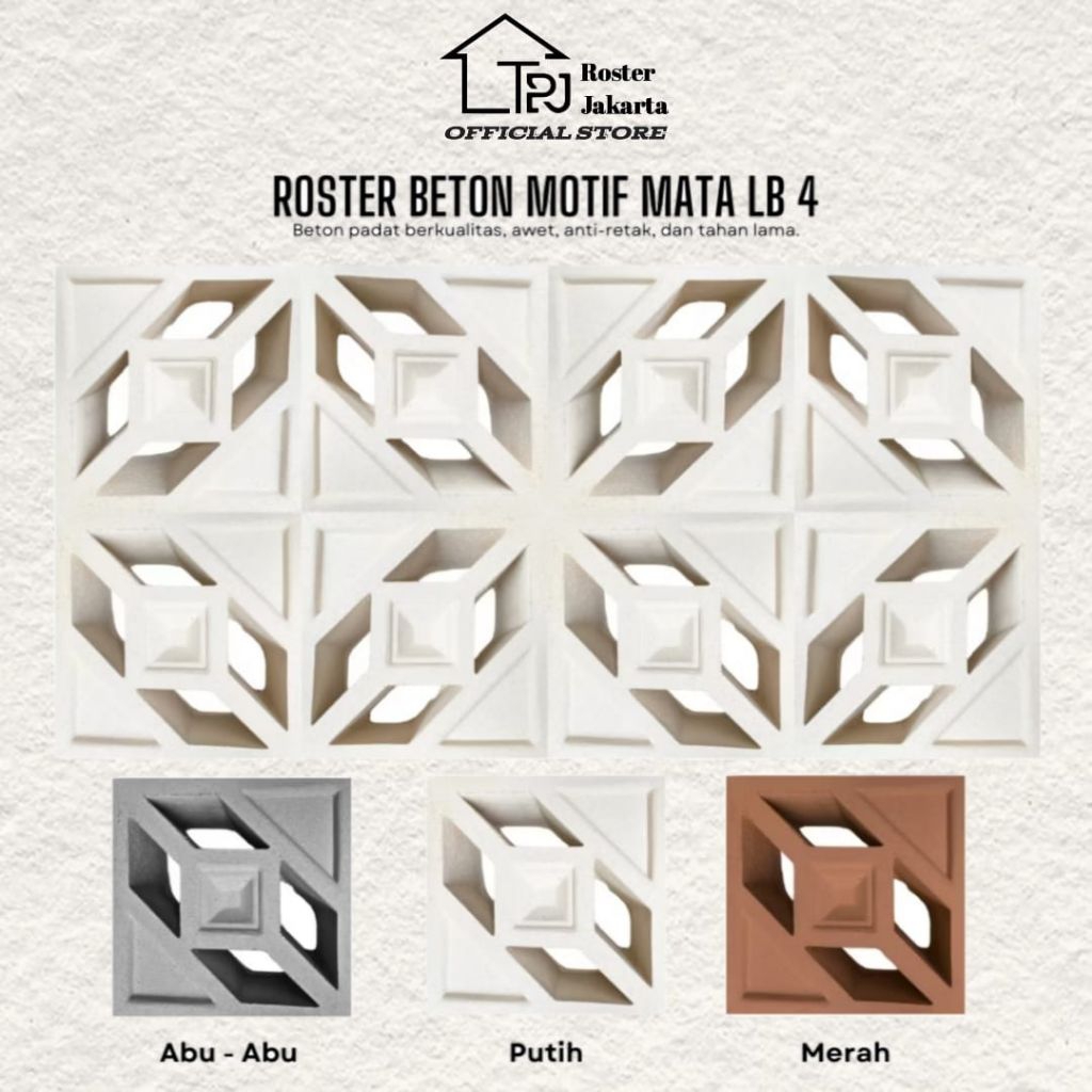 Roster Beton Motif LB 4