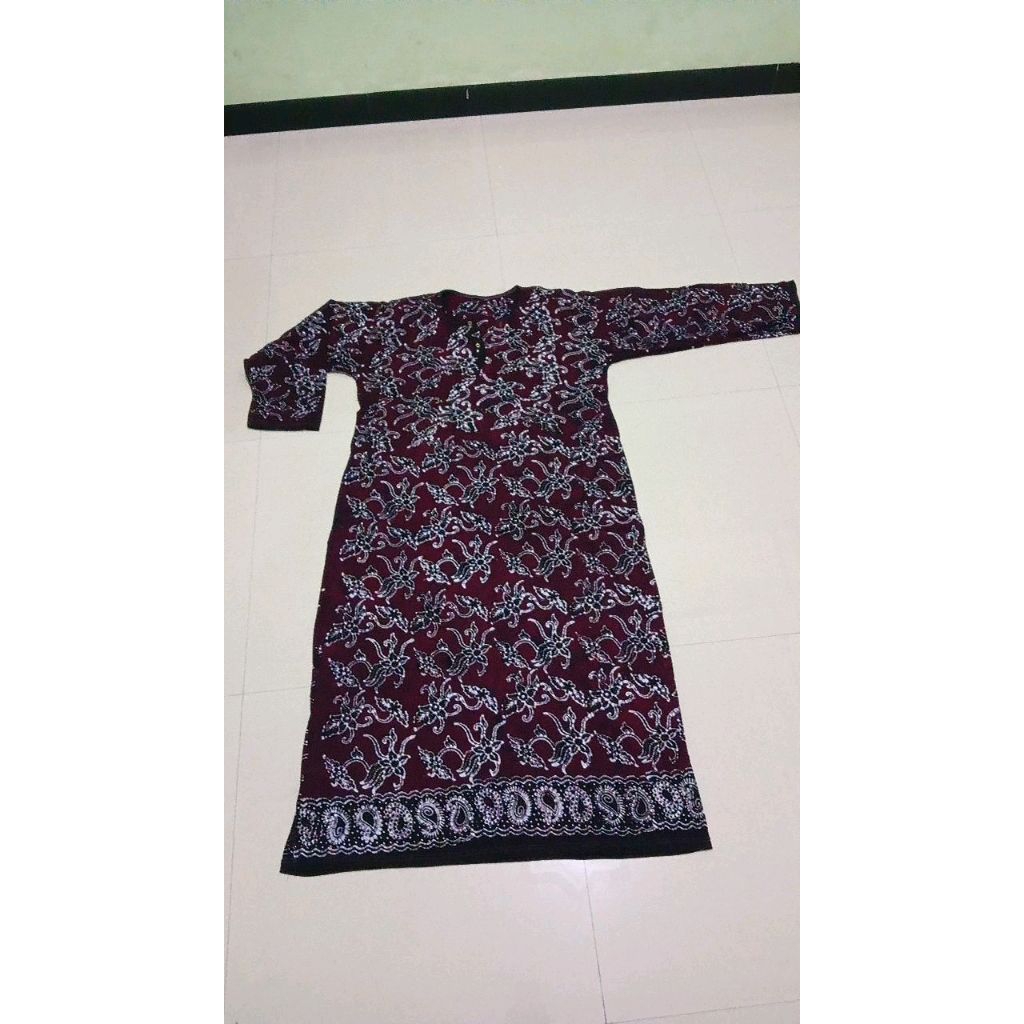 gamis batik modern/gamis busui/gamis batik Tuban/batik Tuban termurah