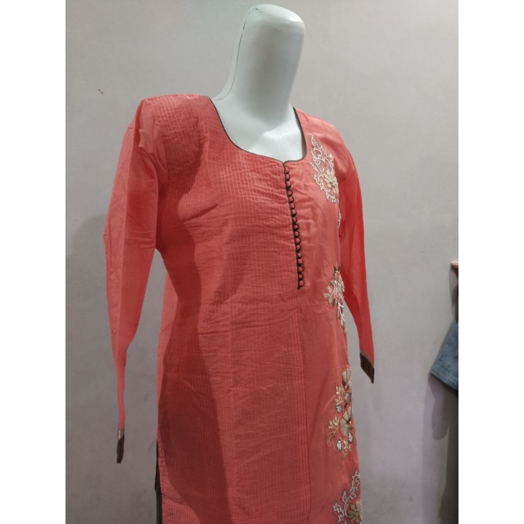 Kurti long set celana new
