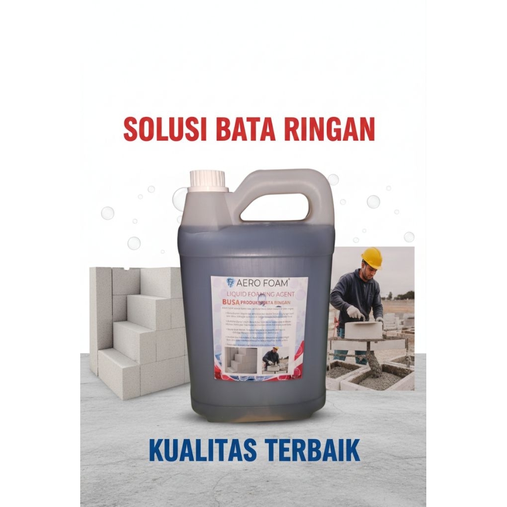 Foaming agent 5 liter produksi bata ringan