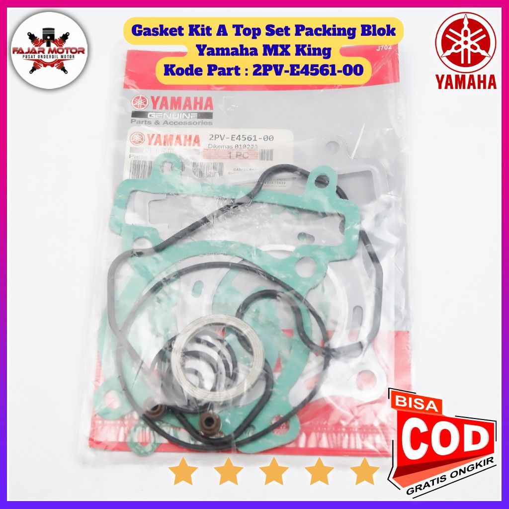 Top Set Packing Blok MX King - vixion new 2PV Gasket Kit YAMAHA VIXION ORIGINAL 2PV-E4561-00