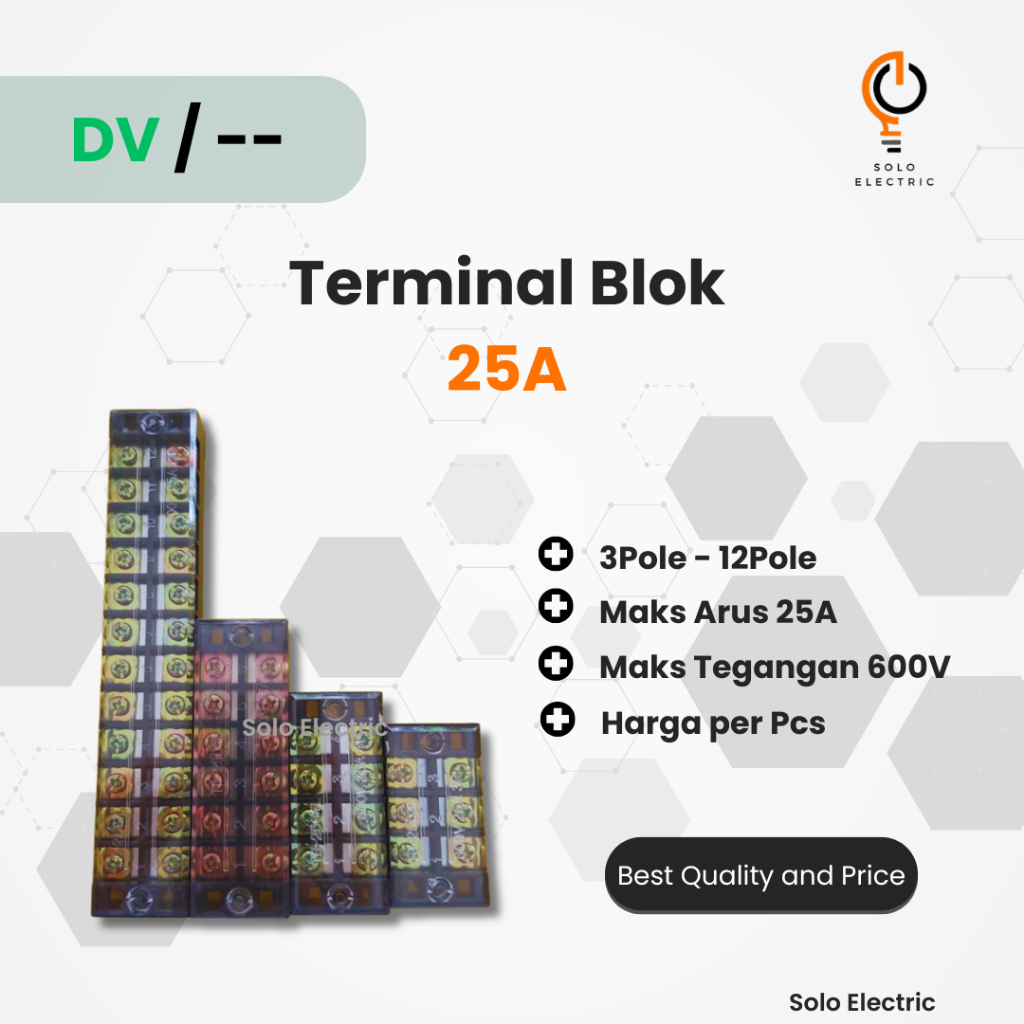 Terminal Blok 25A / terminal block 25A / TB25