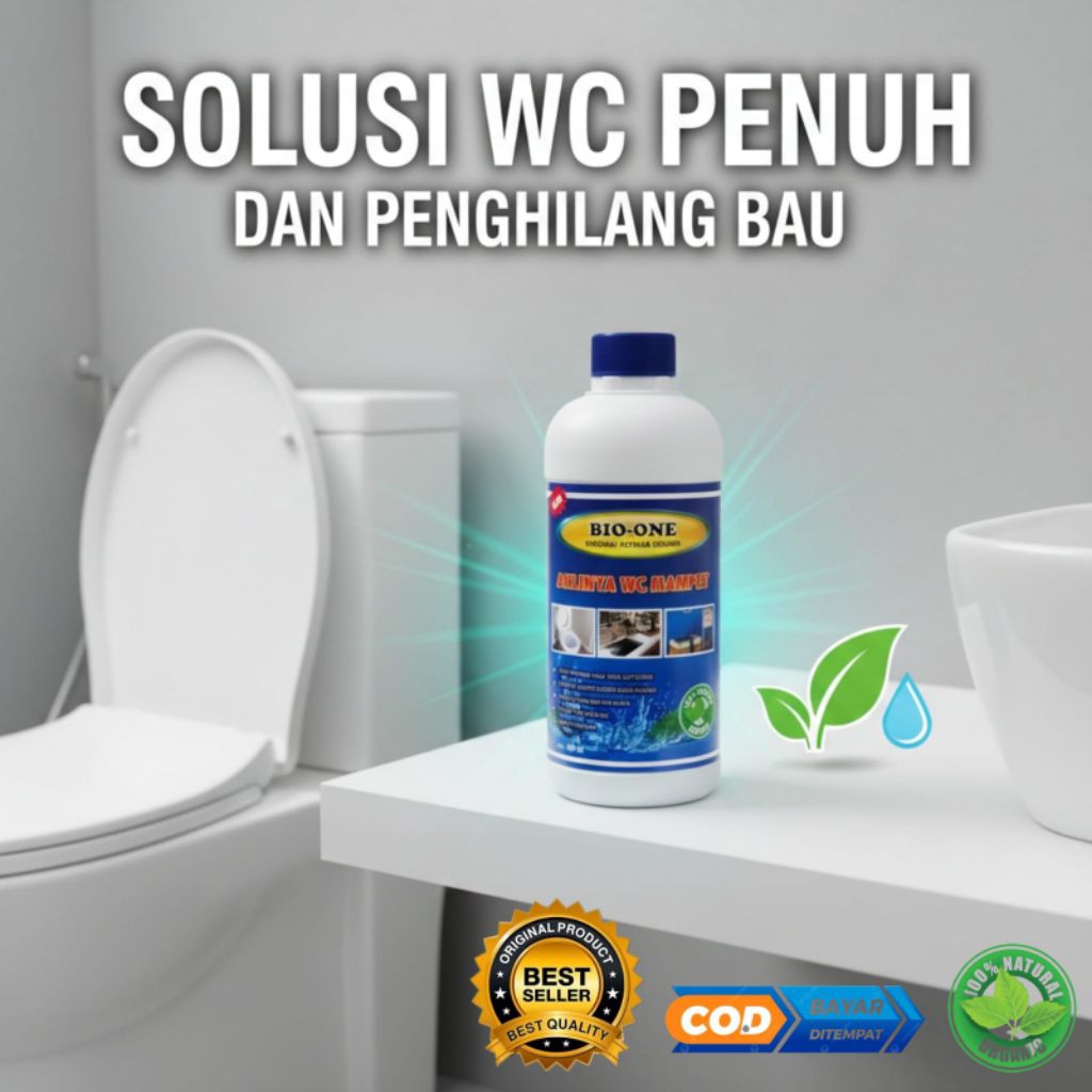 BIO ONE Solusi WC Mampet Tanpa Sedot WC 500ml