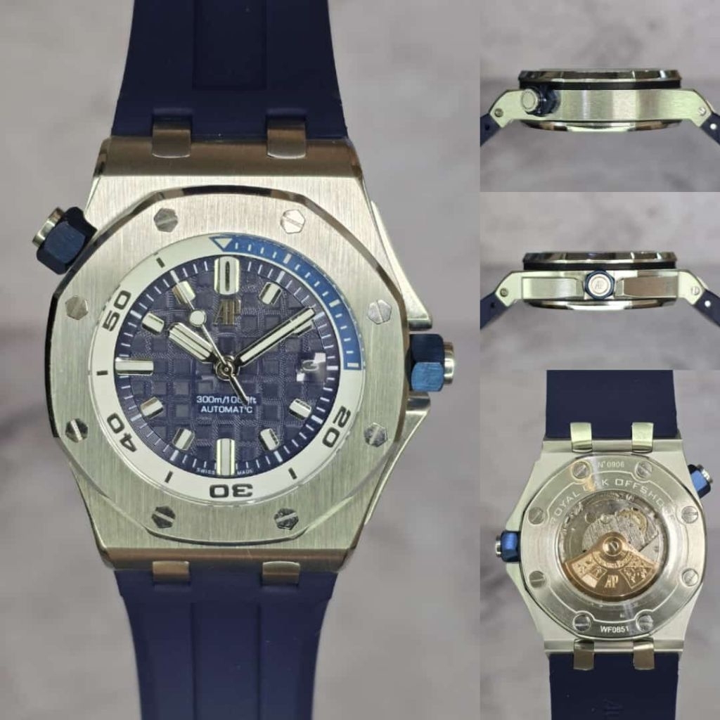 Jam tangan pria ADM Automatic 42MM Diver Stainless Japan