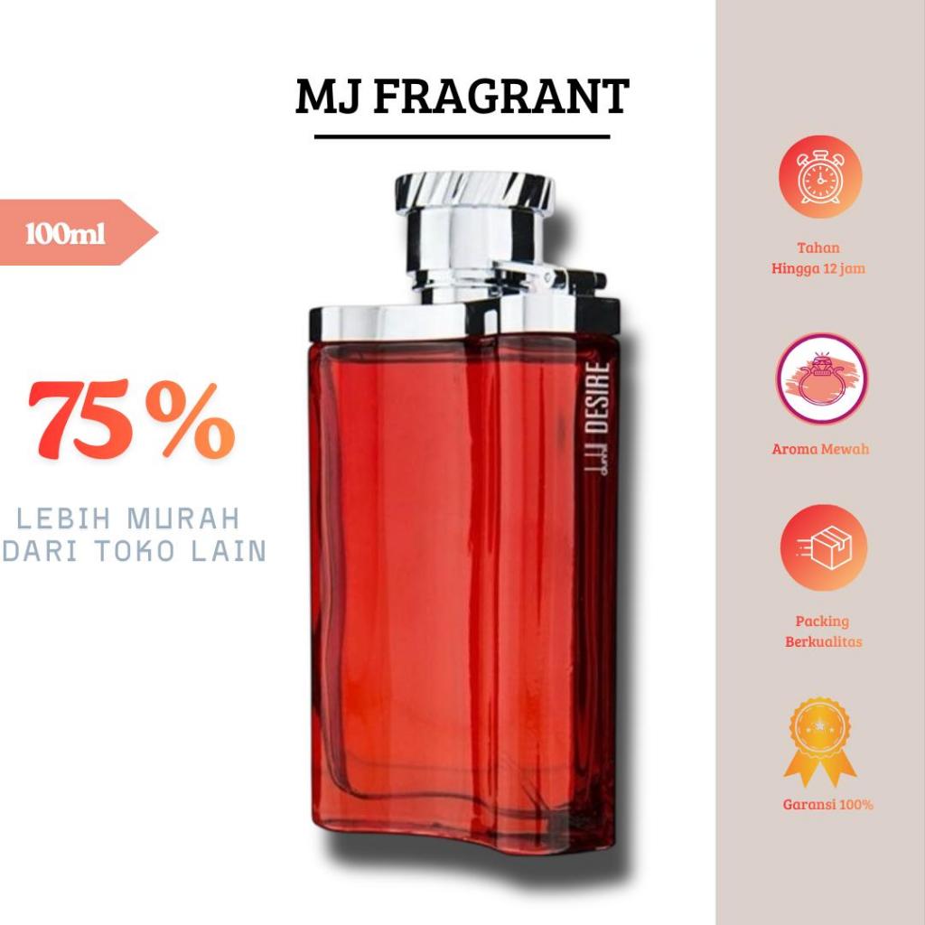 Parfum Dunhill Red Desire [100 % Original Singapore] EDT Parfum Pria By MJ FRAGRANCE