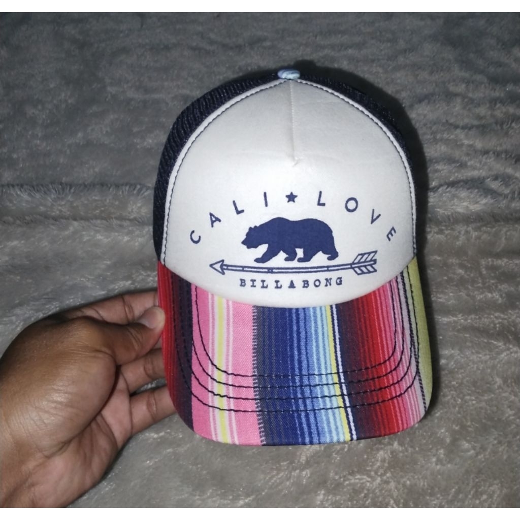 Topi Trucker BILLABONG sablon panah Second