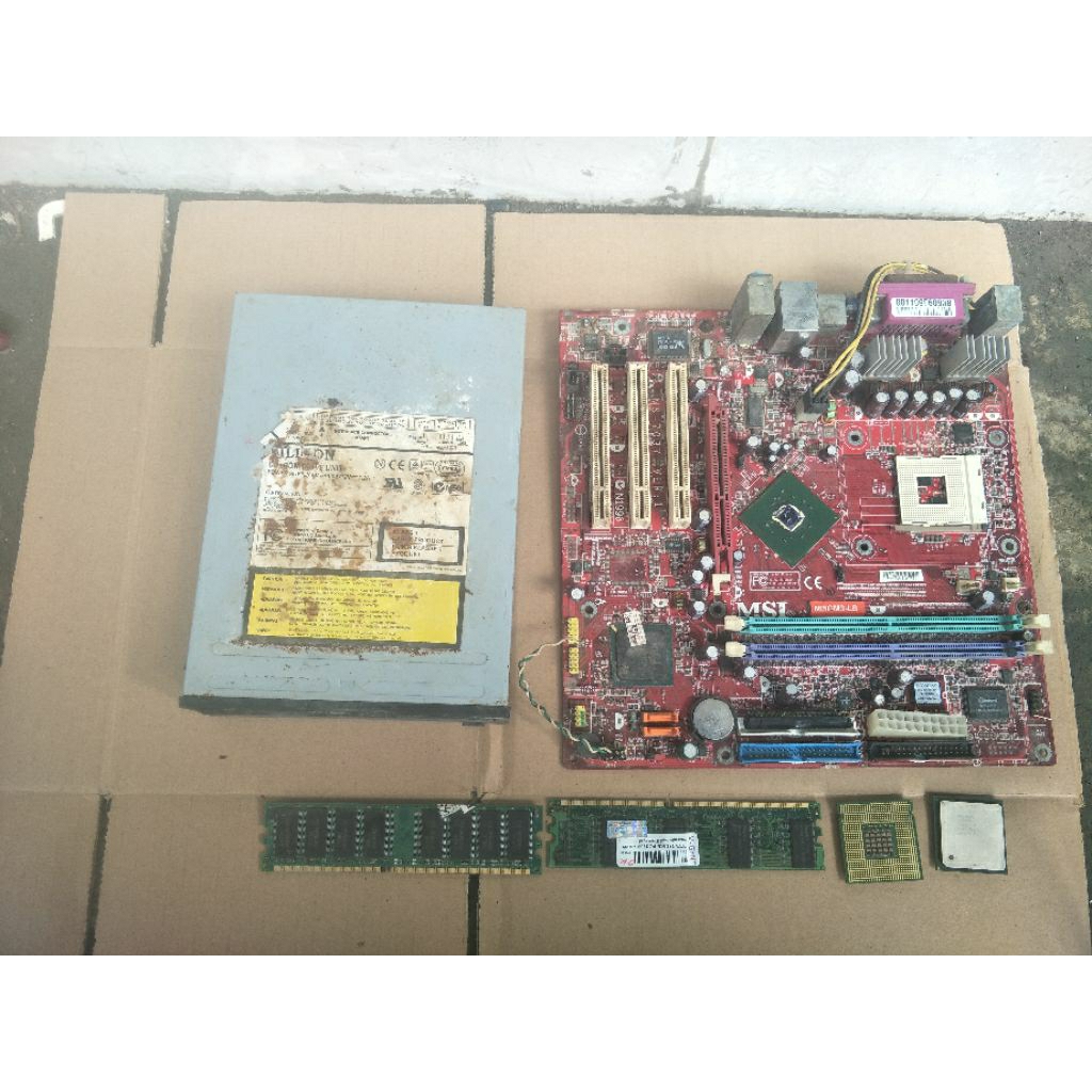 mainboard rosok PC bahan untuk dilebur /kanibal