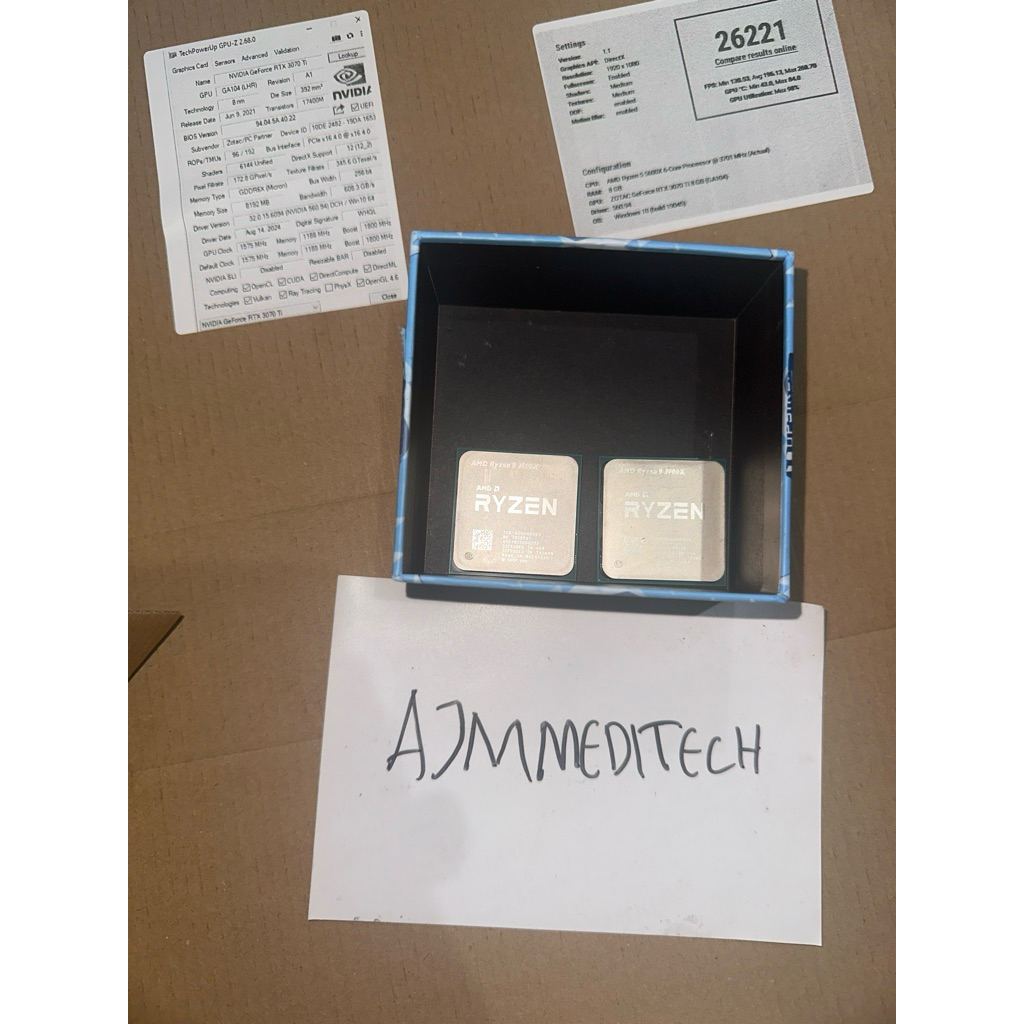 Processor AMD Ryzen 9 3900x Like new