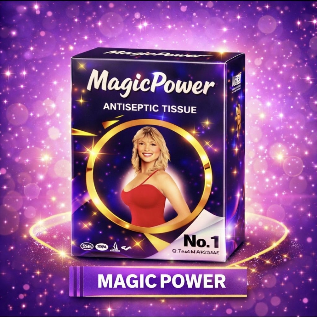 Tisu Magic Original 100% - Tisu Pria Tahan Lama, Antiseptik, Privasi Terjaga