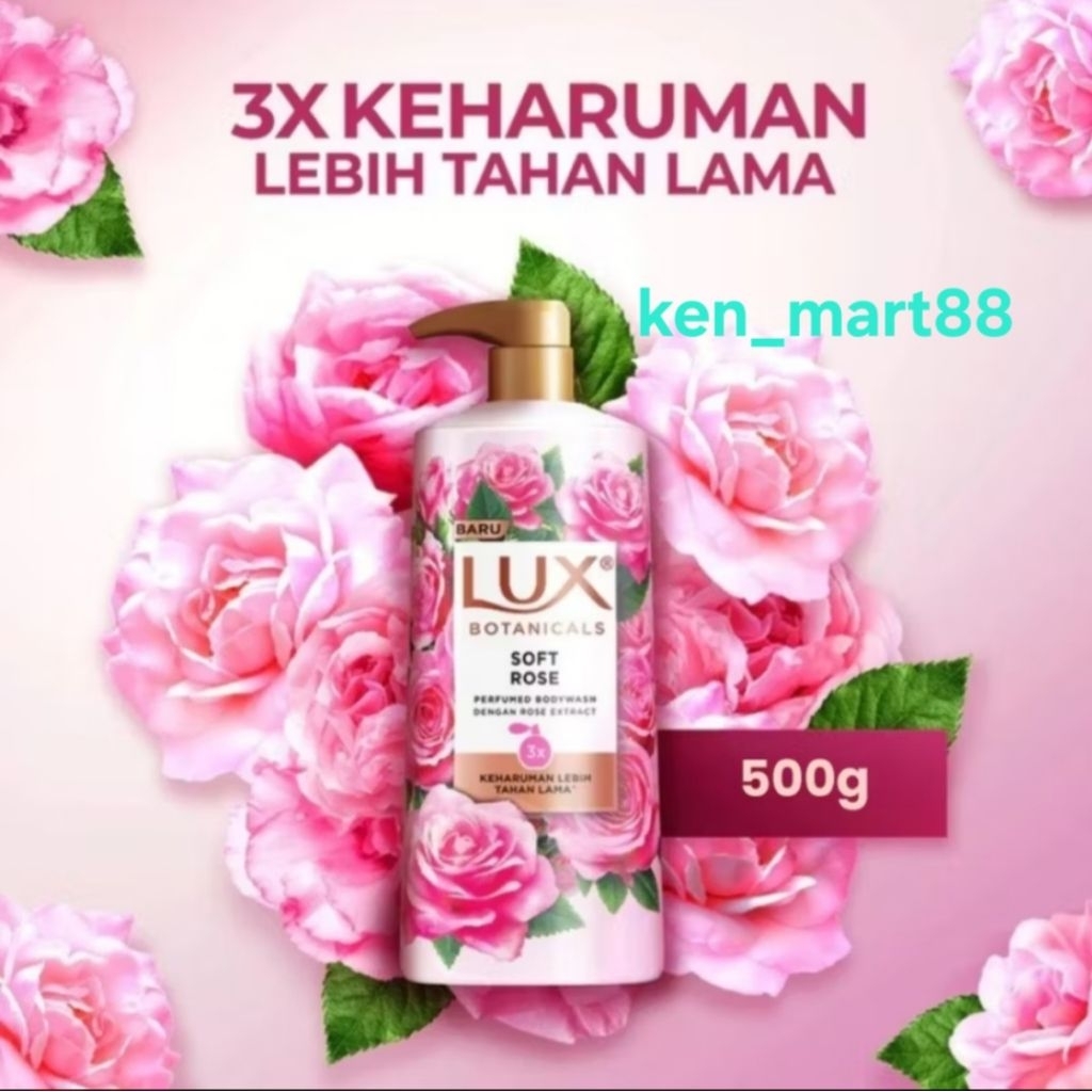 Lux Botanical Body Wash "soft rose pump 500g"
