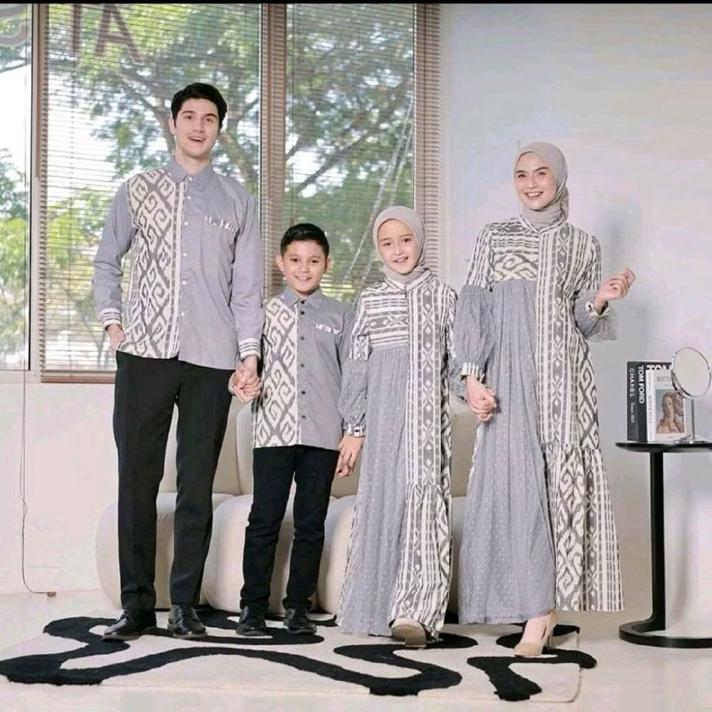 BELVIA WHITE COUPLE TENUN - BAJU TENUN - COUPLE TENUN - BAJU TENUN LEBARAN