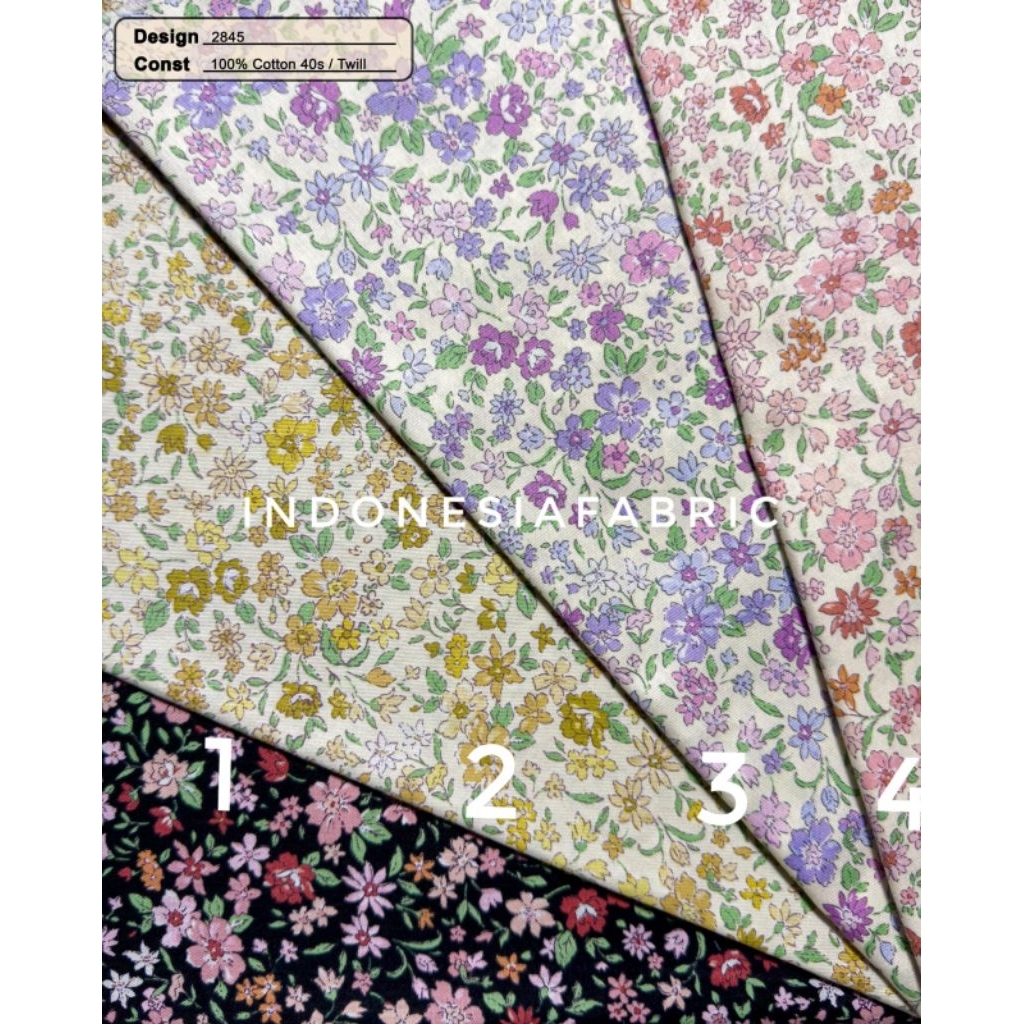 Kain Katun Jepang motif KJ507 tokai senko japan cotton ori bahan gamis tunik mukena daster piyama ke