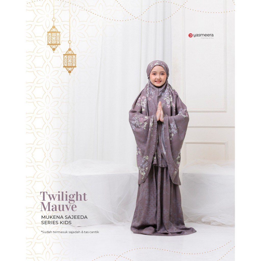 SALE MUKENA ANAK YASMEERA TERBARU SAJEEDA ANAK / MUKENA ANAK MOTIF PRINTING PREMIUM / MUKENA ANAK LE