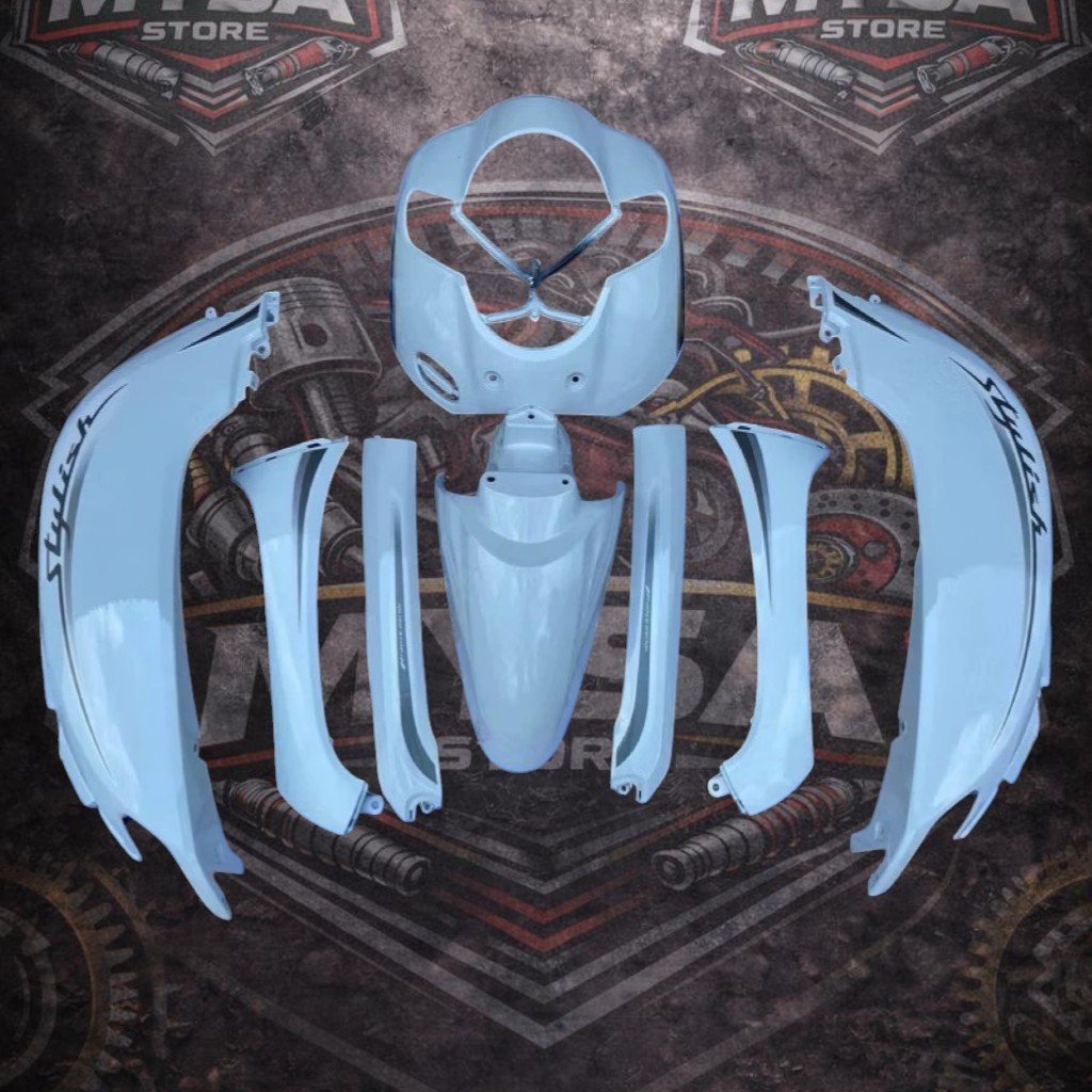 Cover body set scoopy k93 2017 2018 2019 2020 cover body full set scoopy halus warna hitam merah dof