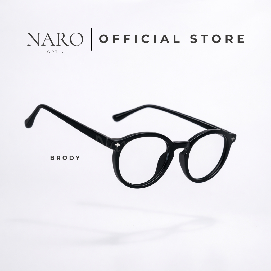 NARO Frame Kacamata Brody Pria Oval