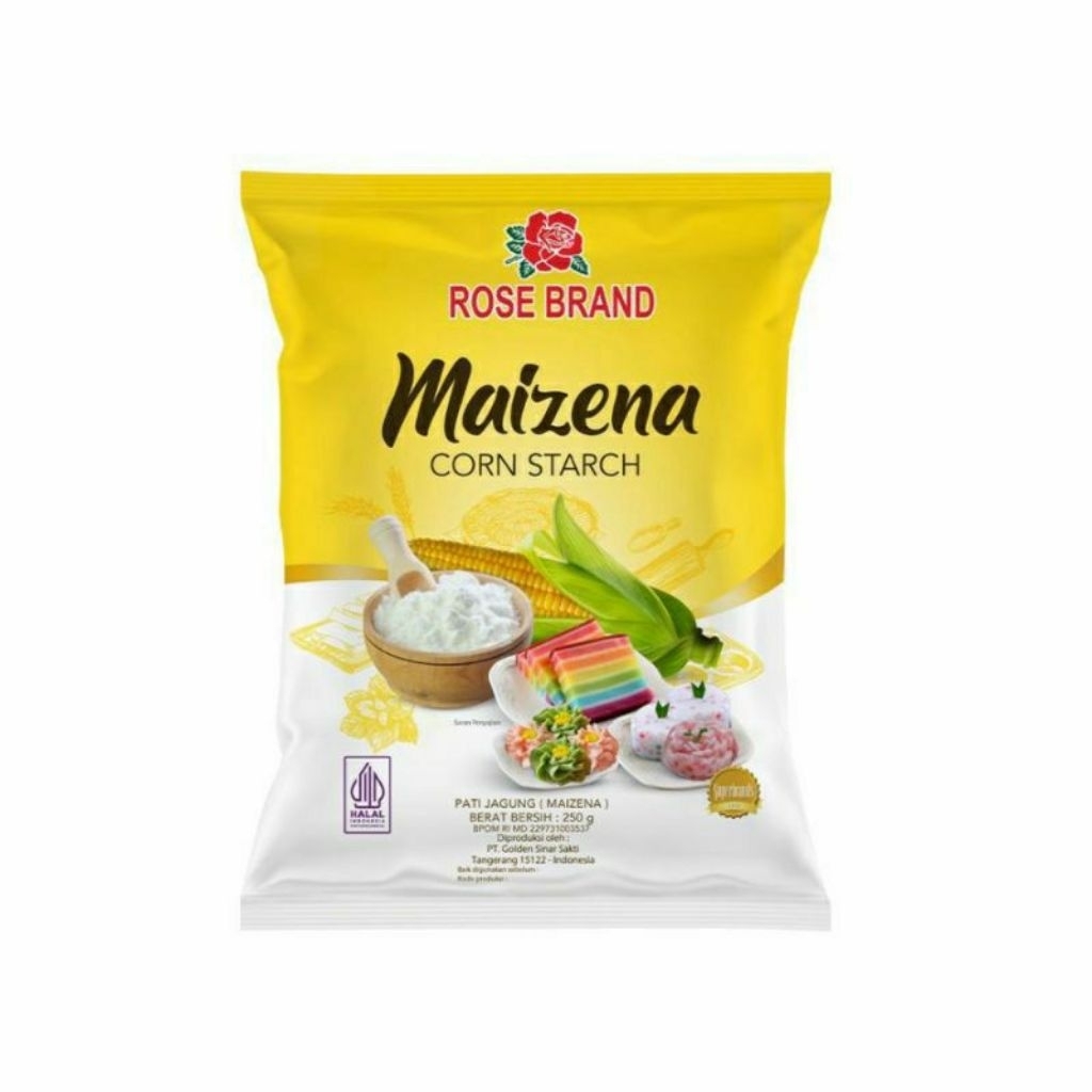 Tepung Maizena Rose Brand 250g - Pengganti Terigu, Pengental Masakan, Mudah Larut