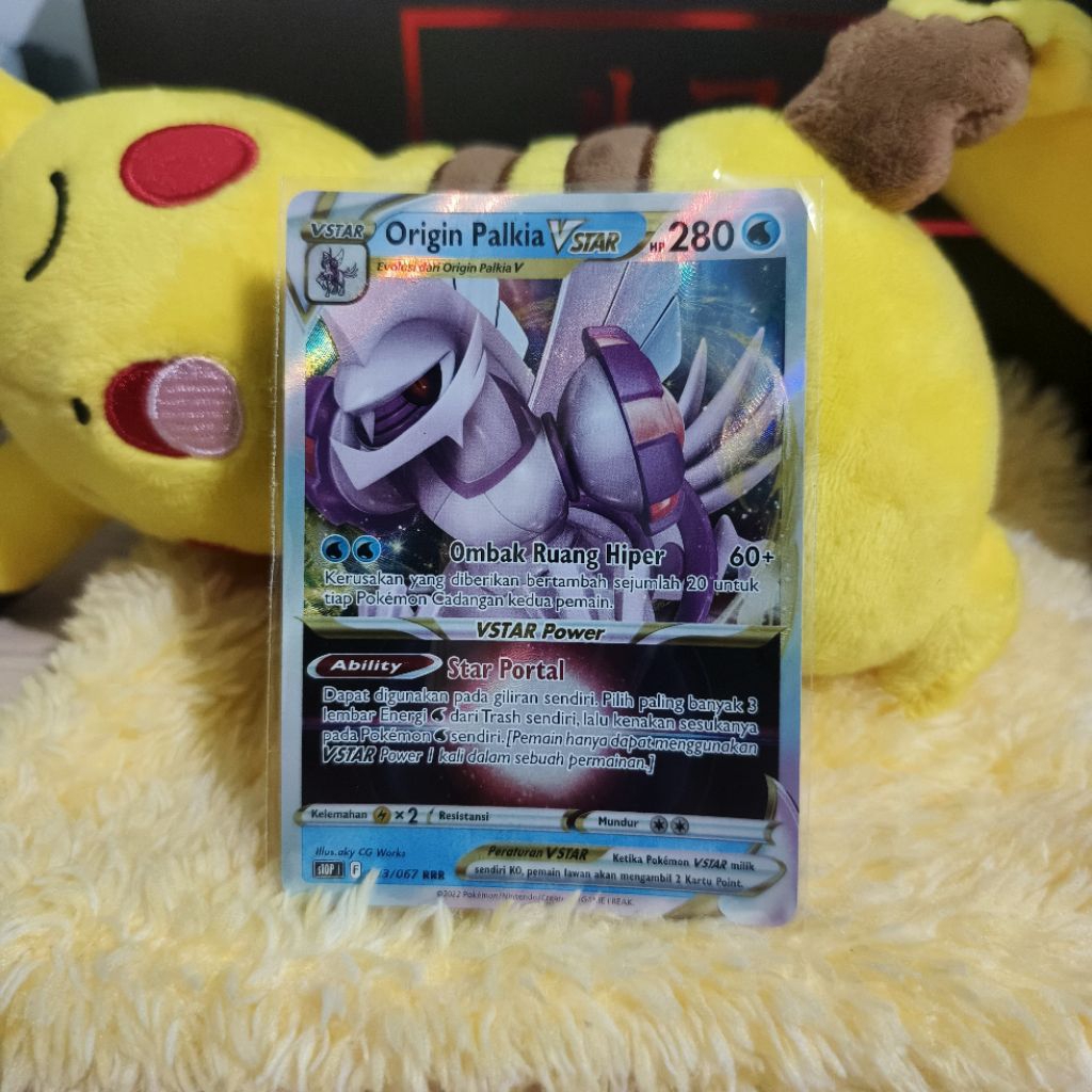 Kartu Pokemon TCG, Origin Palkia Vstar RRR 023/067