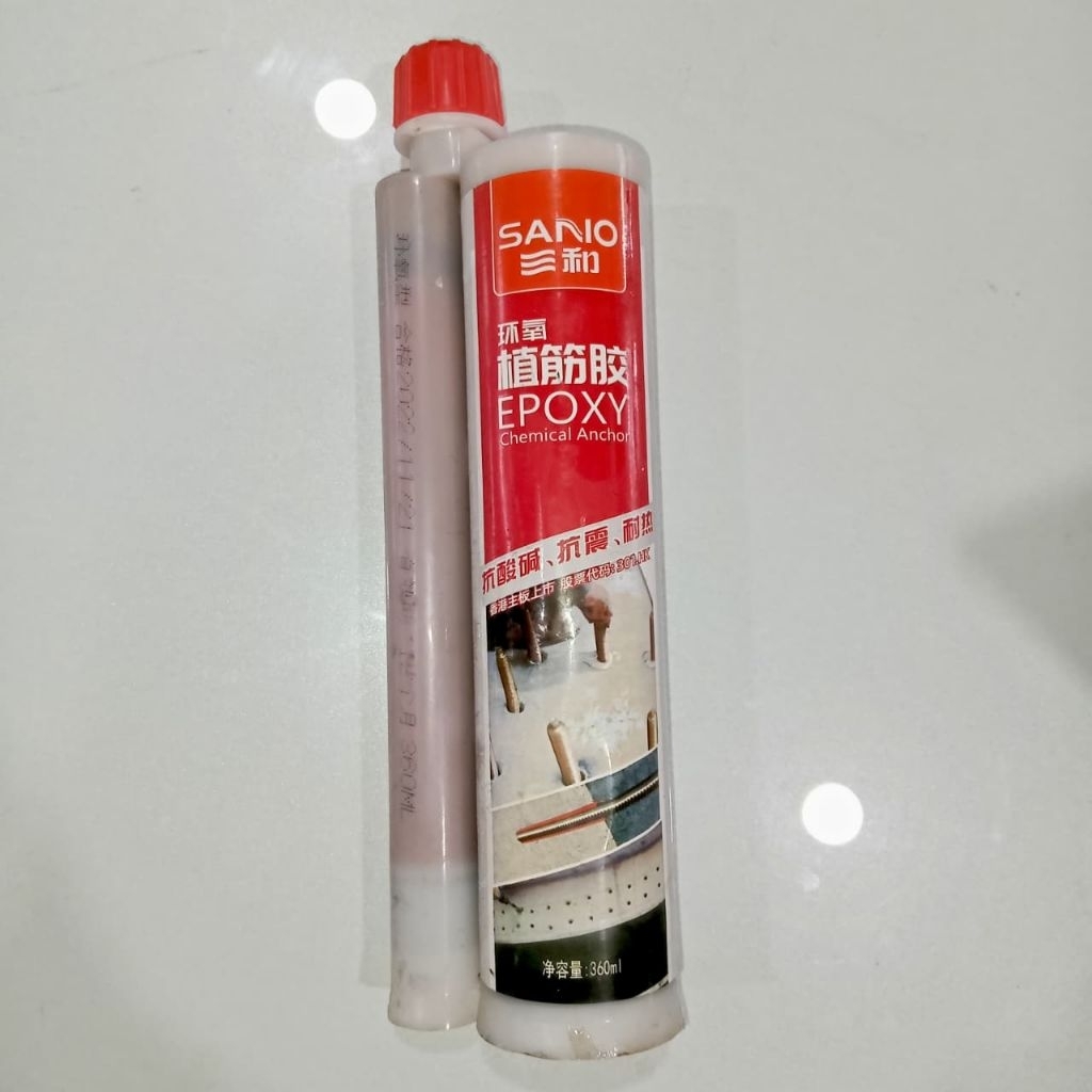 SANIO MD600 EPOXY CHEMICAL ANCHOR LEM ANGKUR LEM PEREKAT BESI BAUT KE BETON CHEMICAL GLUE CONCRETE K