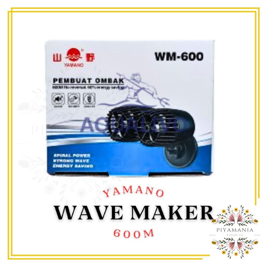 PIYAMANIA PROMO Yamano Wave Maker 600M Pembuat Ombak Arus Gelombang Kolam Ikan Koi Aquarium
