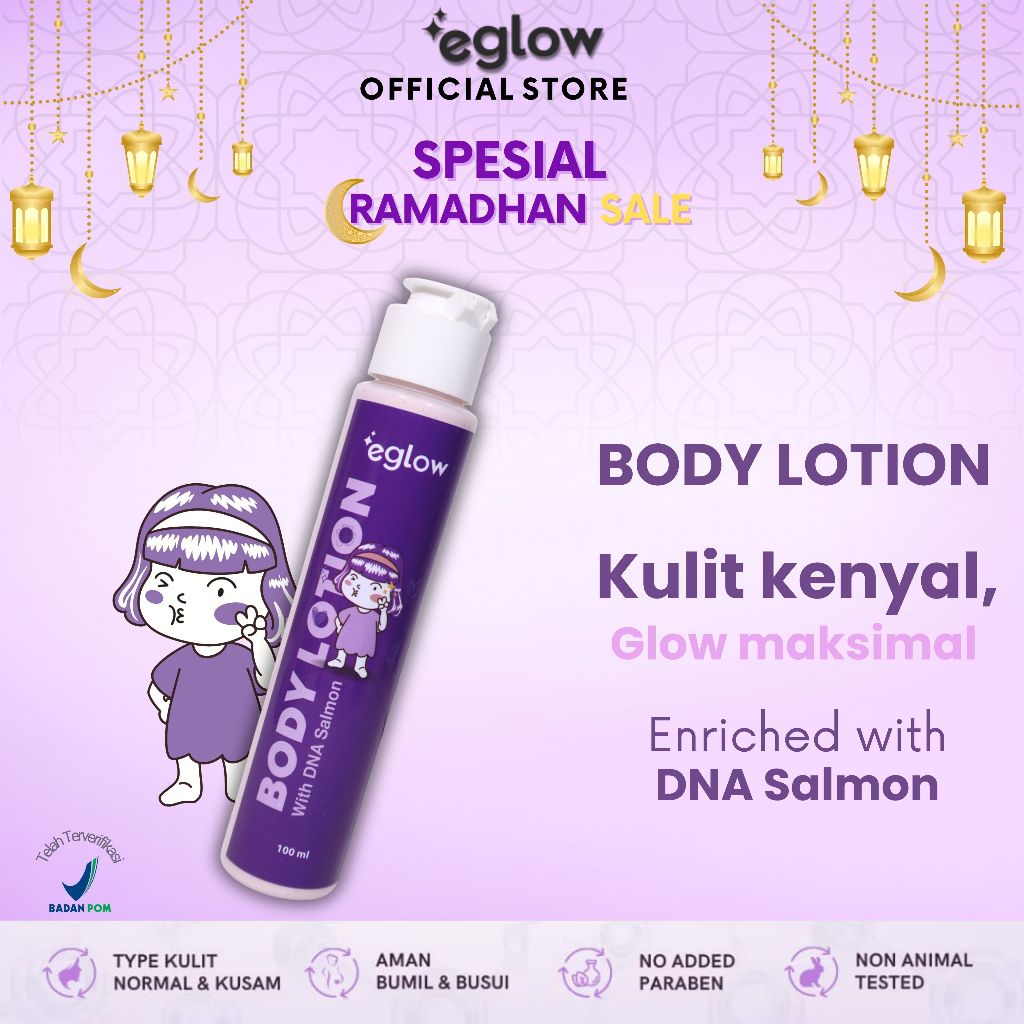 Eglow Platinum - Bright Body Lotion - Whitening Body Lotion Eglow Platinum