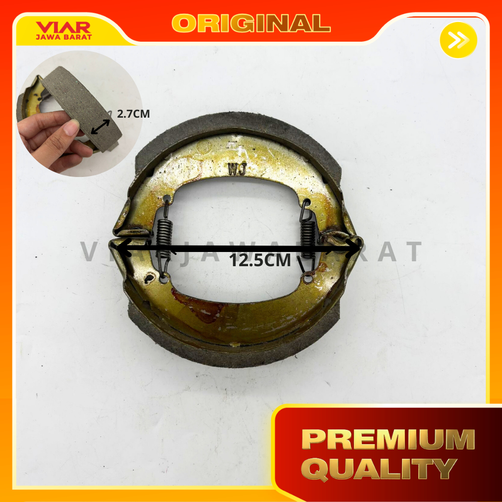 KAMPAS REM BELAKANG PACIFIC CROSSER RODA TIGA - SELIS287 - ORIGINAL 100% - SPAREPART SEPEDA LISTRIK